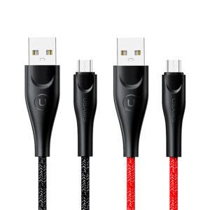 Cable celular USAMS Micro 1mt Tejido U-41 - Imagen 1