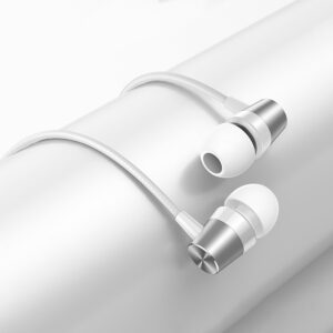 Audífono con cable 3.5mm USAMS 1.2m EP42  Blanco - Imagen 3