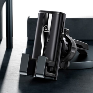 Soporte auto para celular USAMS Retráctil Negro ZJ058 - Imagen 3