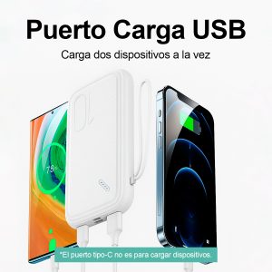 Cargador Batería Portátil PowerBank USAMS 10,000mAh CD150 - Imagen 3