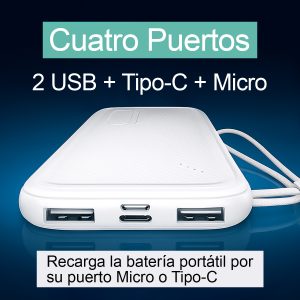 Cargador Batería Portátil PowerBank USAMS 10,000mAh CD150 - Imagen 4