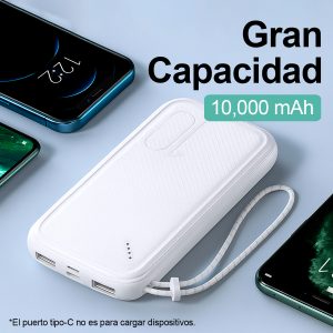 Cargador Batería Portátil PowerBank USAMS 10,000mAh CD150 - Imagen 5