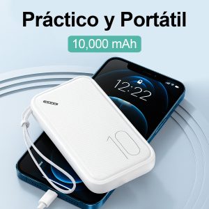 Cargador Batería Portátil PowerBank USAMS 10,000mAh CD150 - Imagen 6