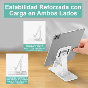 Soporte Mesa celular/tablet USAMS Retráctil ZJ059 - Imagen 6