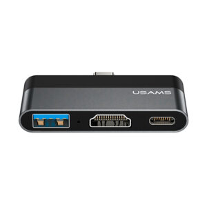 Adaptador Type-C Mini HUB USAMS a Type-C + USB 3.0 + HDMI