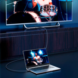 Cable HDMI a HDMI USAMS 4K HD 2.0 3mt Negro - Imagen 2