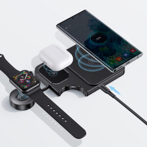 Cargador inalámbrico para Celular, Earpods y Smartwatch 15W - Imagen 1