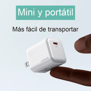 Cargador celular Pared carga rápida USAMS PD 30W - Imagen 5