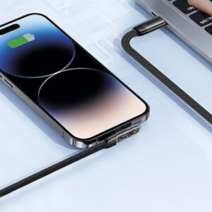 Cable celular rápido USAMS Type-C a iPhone PD20w 2m - Imagen 4