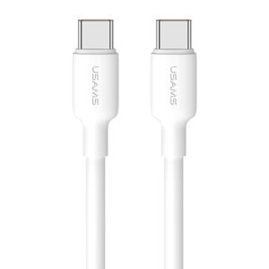 Cable celular carga rápida Type-C a Type-C PD100w 1m Bla U84 - Imagen 1