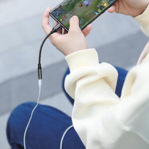 Adaptador Audio Type-C USAMS a 3.5dc Negro - Imagen 3