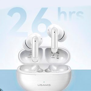 Audífonos auriculares inalám USAMS Canc sonid 5.3 XD19 Blanco - Imagen 2