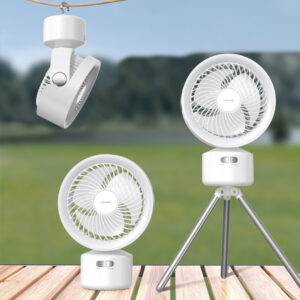 Ventilador inalámbrico trípode USAMS + 3 Niveles Luz Blanco - Imagen 3