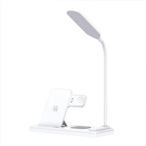 Cargador Inalámbrico 4en1 con lámpara 15W Blanco USAMS - Imagen 1
