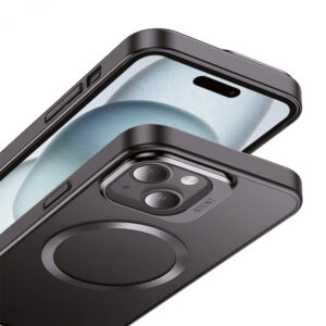 Case iPhone 15 Plus 6.7″ Magsafe Magnético Transparente - Imagen 2