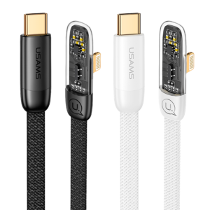 Cable celular rápido USAMS Type-C a iPhone PD20w 2m - Imagen 1