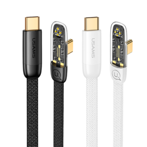 Cable celular rápido USAMS Type-C a Type-C PD100w 1.2m - Imagen 1