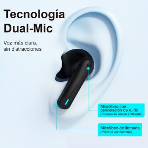 Audífonos auriculares inalámbricos USAMS Gamer Canc soni 5.3 - Imagen 5