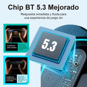 Audífonos auriculares inalámbricos USAMS Gamer Canc soni 5.3 - Imagen 6