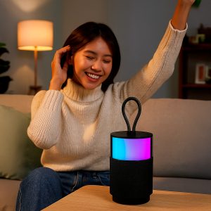 Parlante portátil Inalámbrico con luz USAMS  BT5.3 Ne YX012 - Imagen 5