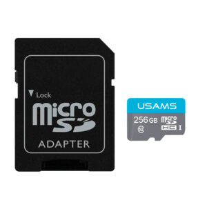 Tarjeta Memoria Micro SD USAMS HighSpeed 256 Gb + Adaptador - Imagen 1