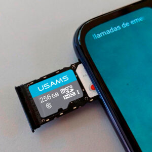 Tarjeta Memoria Micro SD USAMS HighSpeed 256 Gb + Adaptador - Imagen 2