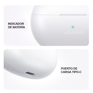 Audífonos auriculares inalámbricos USAMS BT 5.3 XD18 - Imagen 6