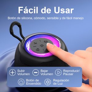 Parlante portátil Inalámbrico USAMS BT5.3 Negro YX014 - Imagen 3