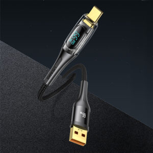Cable celular rápido USAMS USB a Type-C 66w Digital 2m - Imagen 2