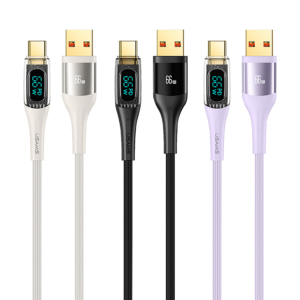 Cable celular rápido USAMS USB a Type-C 66w Digital 2m - Imagen 1