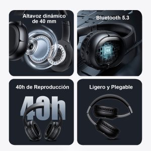 Audífonos auriculares inalámbricos USAMS 40hs 5.3 YG23 - Imagen 6