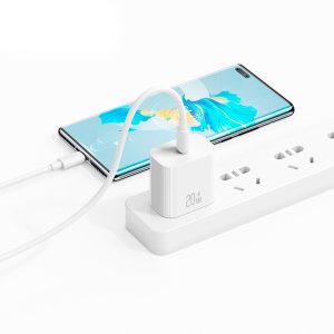 Cargador Celular Rápido USAMS 20W+Cable TypeC a TypeC 60W bl - Imagen 7