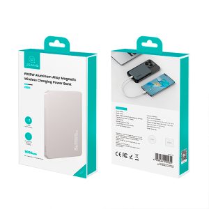 Cargador Batería PortátPowerBank USAMS Magsafe 5000mAh - Imagen 8