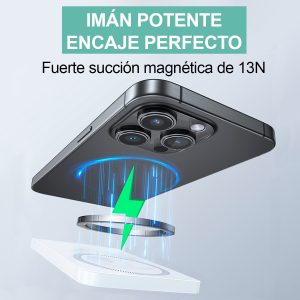 Cargador Batería PortátPowerBank USAMS Magsafe 5000mAh - Imagen 6
