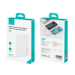 Cargador Batería PortátPowerBank USAMS Magsafe 5000mAh - Imagen 9