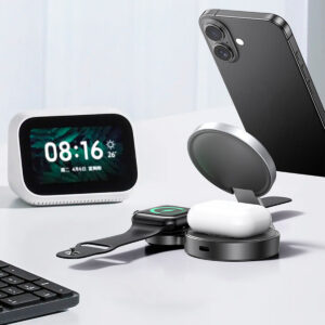 Cargador inalámbrico para Celular, Earpods y Smartwatch 15W - Imagen 3