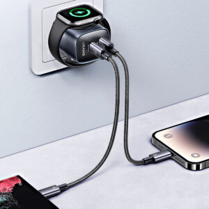 Cargador Celular Pared 20W + Carga AppleWatch USAMS T67 - Imagen 2