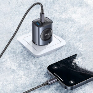 Cargador Celular Pared 20W + Carga AppleWatch USAMS T67 - Imagen 3