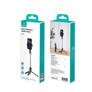 Palo Selfie Stick con Tripode USAMS control remoto BT 110cm - Imagen 8