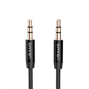 Cable Audio 3.5mm a 3.5mm USAMS  Negro YP-01 - Imagen 2