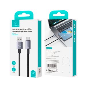 Cable celular carga rápida USB a Type-C 3A 2m Negro - Imagen 8