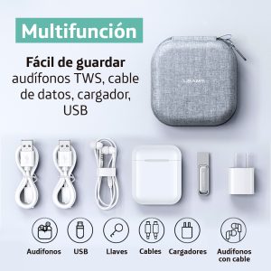 Estuche Organizador audífono y Accesorios USAMS 9.5x9.5x5cm - Imagen 3