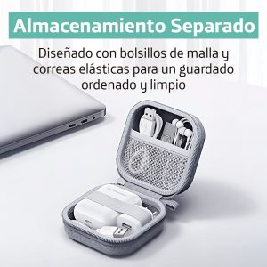 Estuche Organizador audífono y Accesorios USAMS 9.5x9.5x5cm - Imagen 5