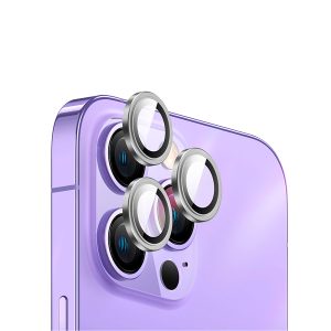 Lámina vidrio lente cámara para iPhone 14 Pro Max 6.7" (3 Cámaras)