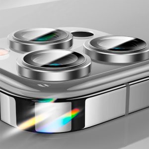 Lámina vidrio lente cámara para iPhone 14 Pro Max 6.7" (3 Cámaras) - Imagen 3
