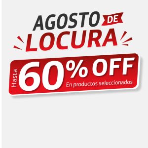 AGOSTO DE LOCURA 60%OFF 🛍️🎉